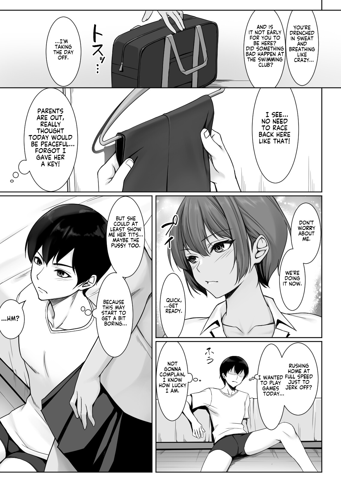 Hentai Manga Comic-My Childhood Friend Loves It When We Jerk Off Together! But What Will Happen If We Keep Going!?-Read-16
